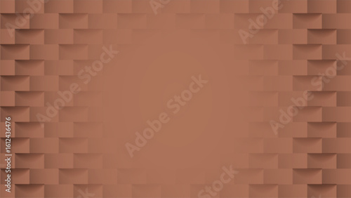 Abstract. square geometric color tone mocha mousse background. light and shadow. Vector.