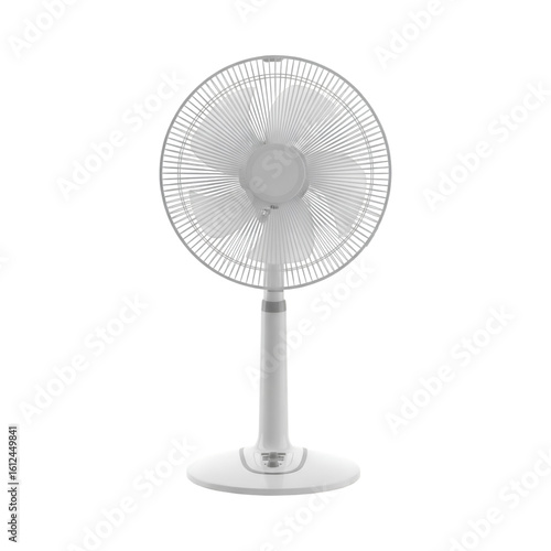 electric fan isolated on white Cut out the background