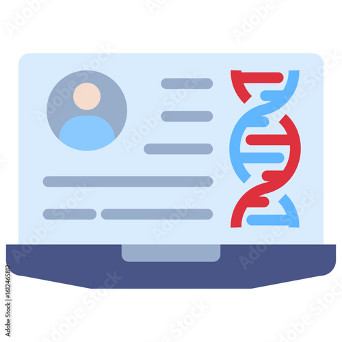 Genetic Data Icon