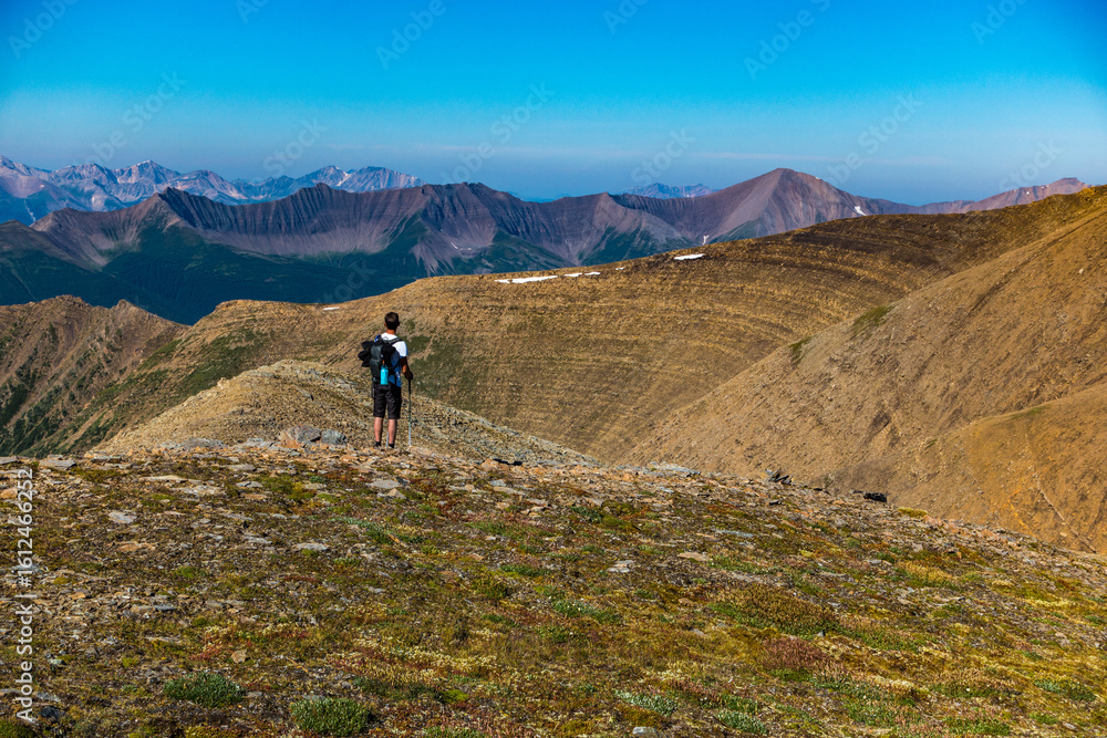 Fototapeta premium hiking in the mountains