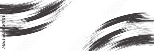 Tire tread marks, wheel textures, tire marks - car racing, motocross, drift, rally, off-road and others. Vector black isolated texture in grunge style with splashes.eps10