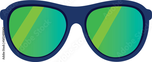 kids sunglass vector art illustration