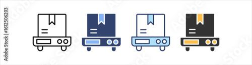 Weight Icon Set Multiple Style Collection