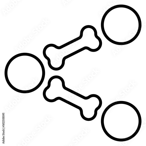 Share icon with outline style and pixel perfect base. Suitable for website design, logo, app and UI. Based on the size of the icon in general, so it can be reduced.