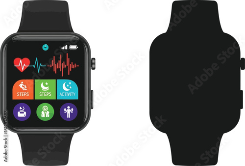 Buy new smart watch fitness tracker health monitor heart rate sleep tracking