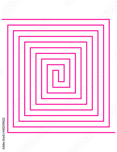 Pink Maze labyrint pattern