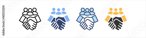 Client Icon Set Multiple Style Collection