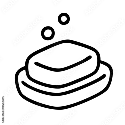 石鹸　線画　手書き