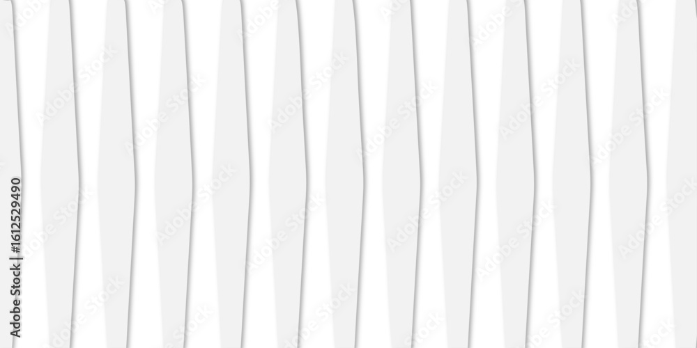 Obraz premium featuring vertical white and light gray stripes with subtle shadow effects.
