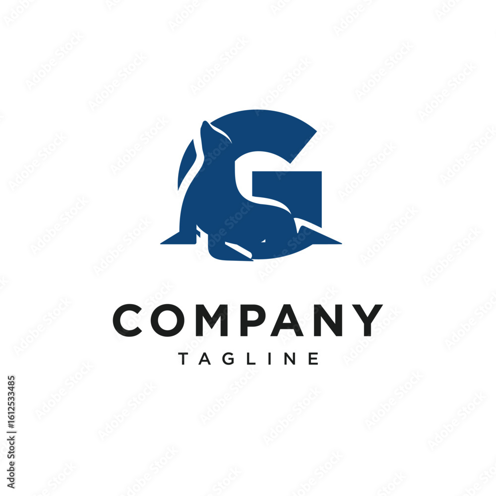Fototapeta premium Letter G Seals Logo Icon Vector