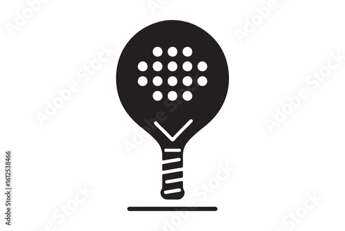 vector padel tennis racket 
