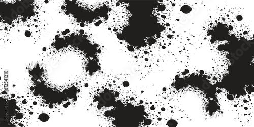 Dry Brush Strokes and Scratches Retro Grunge Background.