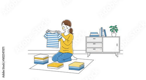 Organizing and Folding Clothes for a Tidy and Stress Free Home Environment
