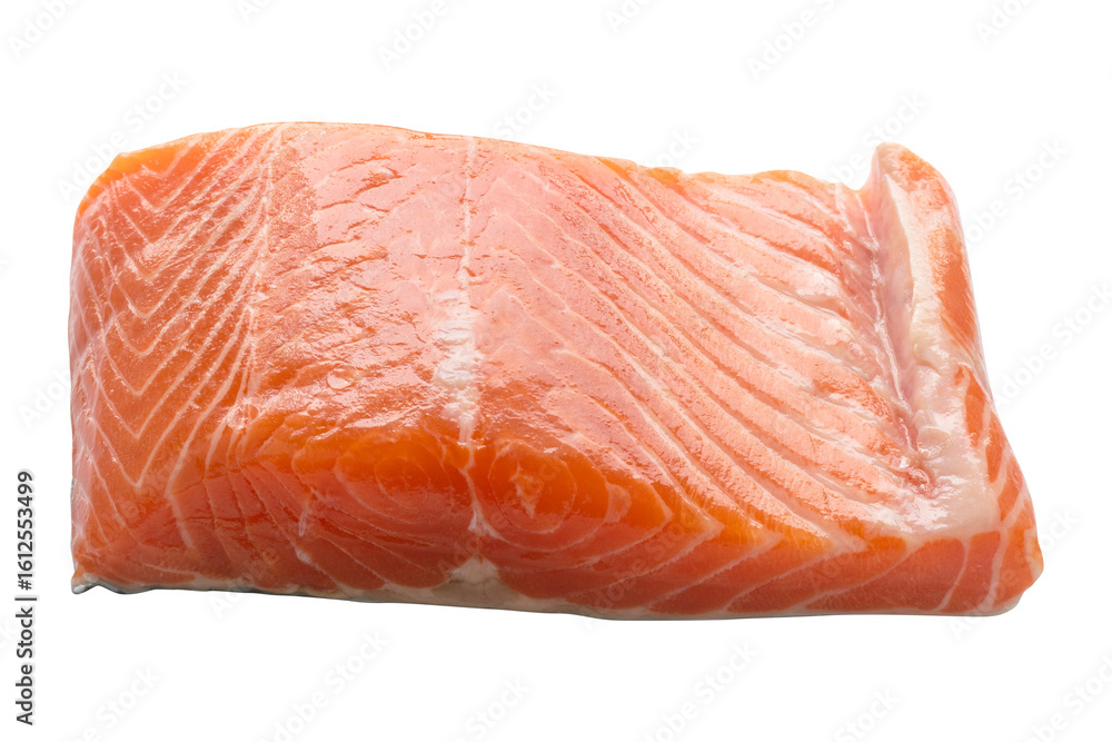 Raw steelhead trout fish fillets isolated on transparent background Raw steelhead trout fish fillets isolated on transparent background
