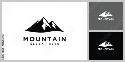mountain logo design vector template
