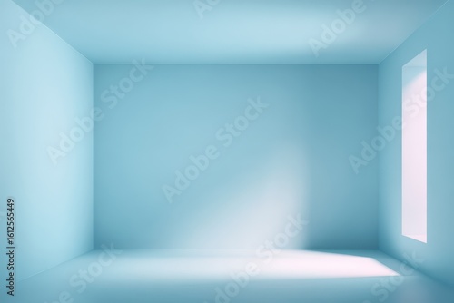 Wallpaper Mural Light-filled, pale blue room Torontodigital.ca