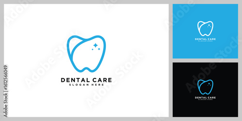 dental logo vector design template