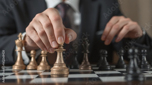 Wallpaper Mural businessman playing chess Torontodigital.ca