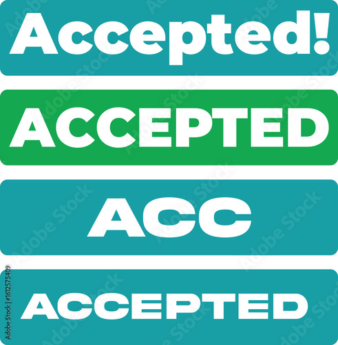 accepted sign