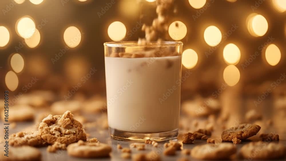 Cookies and Milk Christmas Festive Holiday Celebration Still Life Photography Cookies and Milk Christmas Festive Holiday Celebration Still Life Photography