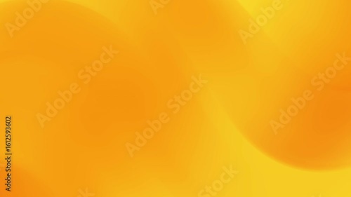 Abstract background with vibrant orange and yellow gradient. Smooth flowing curves create a dynamic and warm visual. Ideal for presentations or design projects.