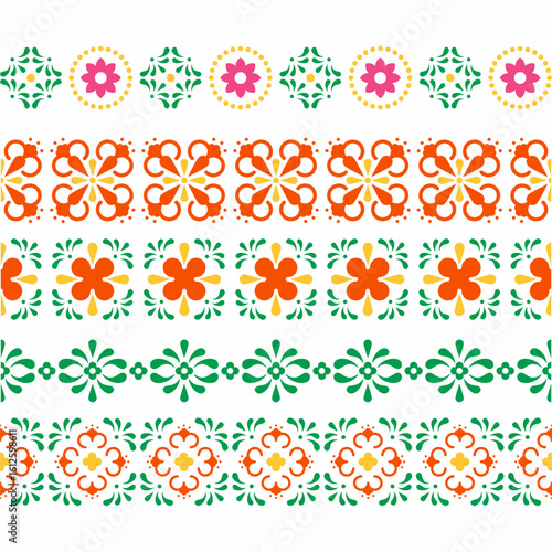 batik pattern background.  seamless traditional batik pattern border.