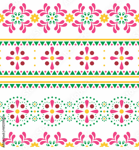 batik pattern background.  seamless traditional batik pattern border.