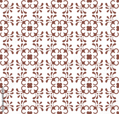 batik pattern background.  seamless traditional batik pattern border.