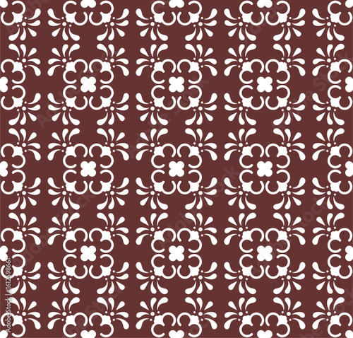 batik pattern background.  seamless traditional batik pattern border.