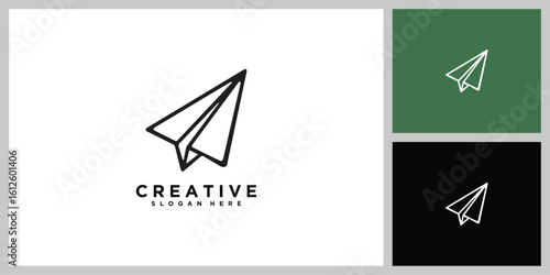 Hand Drawn Paper Airplane Icon – Send, Message, Travel, Communication & Creative Symbol Vector