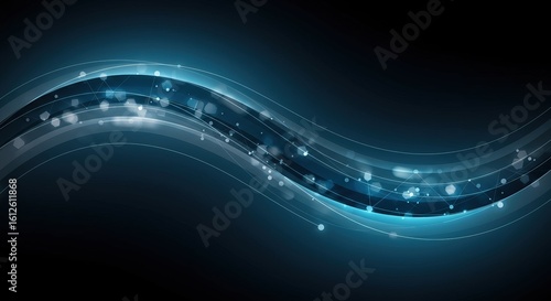 Dynamic abstract network connections background