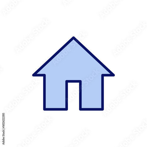 House icon vector. Home sign and symbol