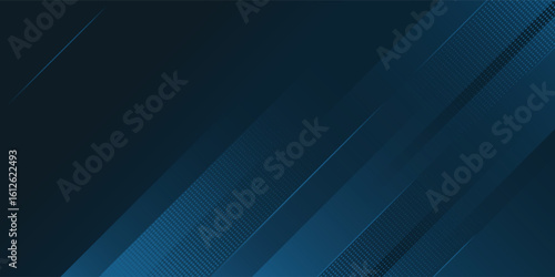 Blue Background. Dark blue abstract background geometry shine and layer element vector for presentation design. Vector design for business.