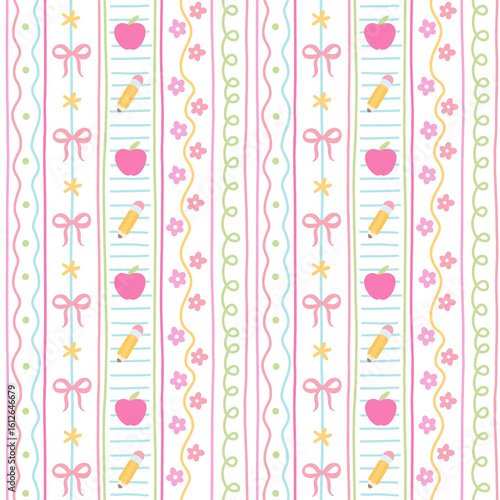 Back To School Seamless Pattern