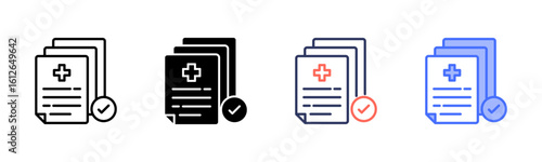 Condition icon set multiple style collection
