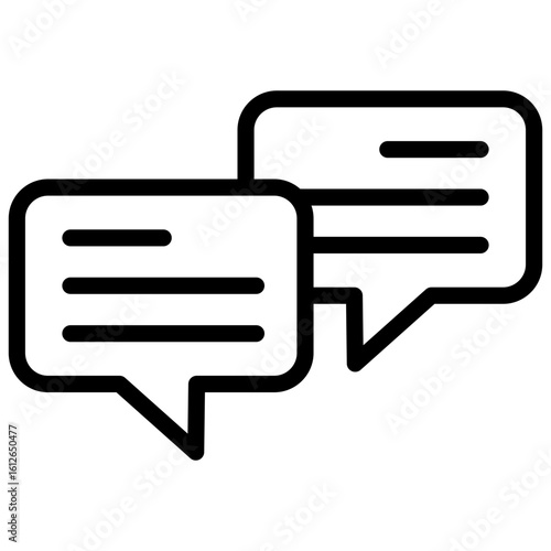 Chat Bubble line icon