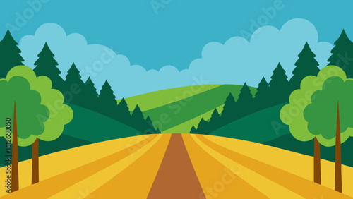 forest edge open fields