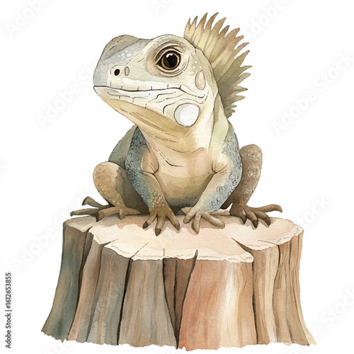 a cute animal of iguana