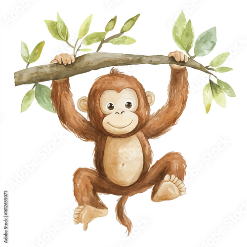 a cute animal of Orangutan