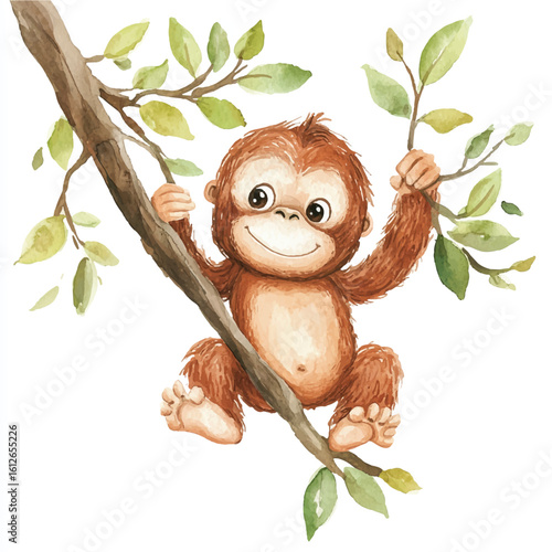 a cute animal of Orangutan