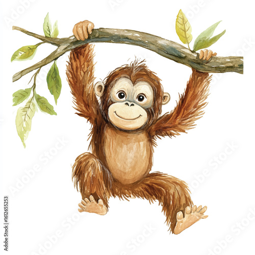 a cute animal of Orangutan