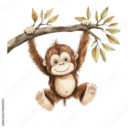 a cute animal of Orangutan