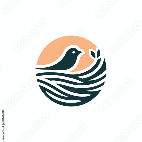 Bird nest logo