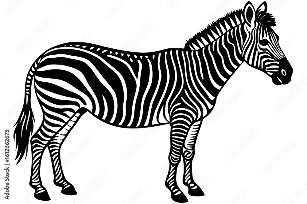 Obraz premium zebra vector illustration