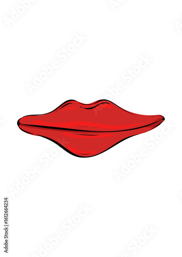 Rote Lippen