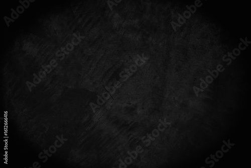 Close up retro plain dark black cement concrete wall background texture for show or advertise or promote product and content on display. Color old concrete wall design vintage grunge element blank.