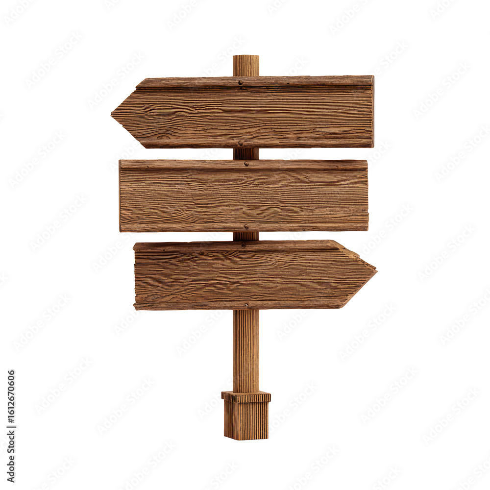 Fototapeta premium Wooden directional signpost (1)