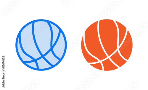 Basketball icon vector illustration. Basketball ball sign and symbol