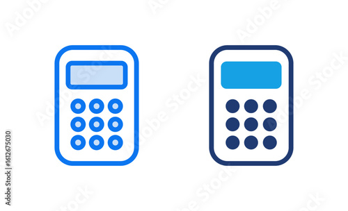 Calculator icon vector illustration. Accounting calculator sign and symbol.