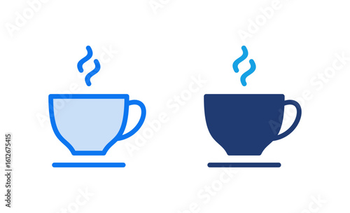 coffee cup icon vector illustration. cup a coffee sign and symbol
